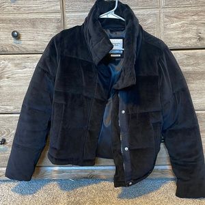 Abercrombie and Fitch Mini Puffer Black Velvet